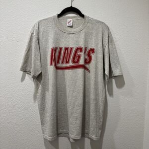Vintage Sacramento Kings Pro Athletic T-Shirt Gray Size XL Made in USA